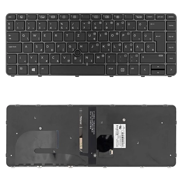 901042-211 gyári új magyar fekete háttérvilágításos laptop billentyűzet