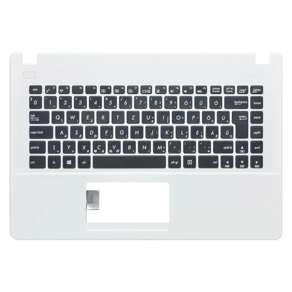 90NB0492-R30130 gyári új fekete magyar laptop billentyűzet + fehér felső fedél