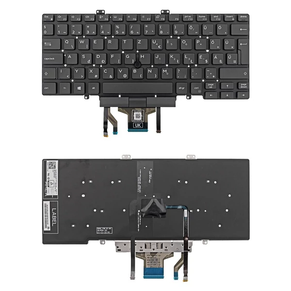 KC72T gyári új magyar háttérvilágításos laptop billentyűzet, keret nélkül