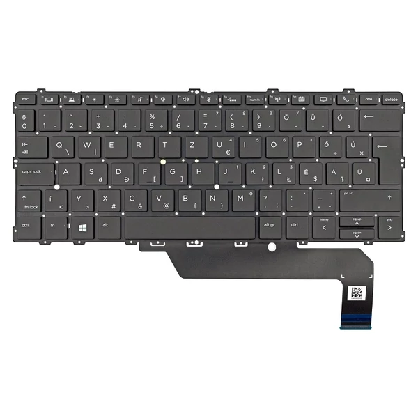 L02471-211 gyári új magyar fekete háttérvilágításos laptop billentyűzet, keret nélkül