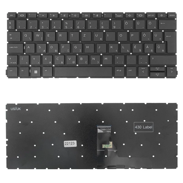 L93087-211 gyári új magyar laptop billentyűzet, keret nélkül