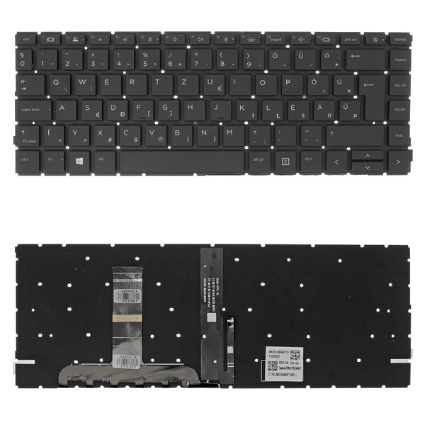 M21668-211 gyári új magyar háttérvilágításos laptop billentyűzet, keret nélkül