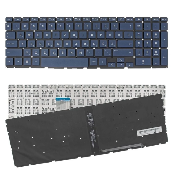 M54739-211 gyári új magyar háttérvilágított billentyűzet, keret nélkül