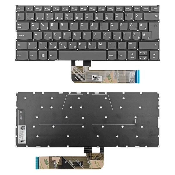 SN20Q40764 gyári új, szürke magyar laptop billentyűzet, keret nélkül