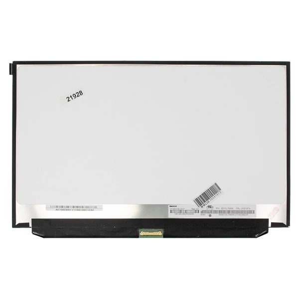 Gyári új, matt 12.5" FHD (1920x1080) SLIM-LED kijelző (csatlakozó: 30 pin - közép)