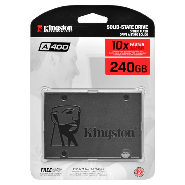 Kingston 240GB 2.5" SATA3 SSD (SA400S37/240G)