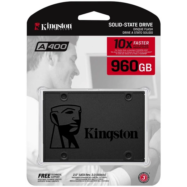 Kingston 960GB 2.5" SATA3 SSD (SA400S37/960G)
