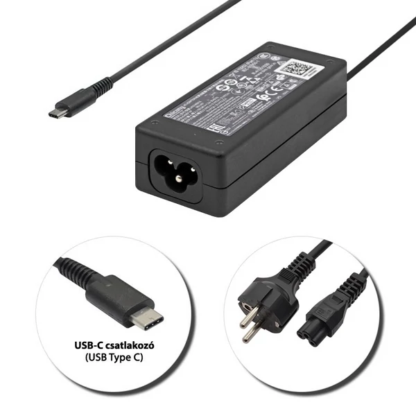Acer 20V 5A / 15V 3A / 9V 3A / 5V 3A / (100W) USB-C (Type-C) gyári új töltő
