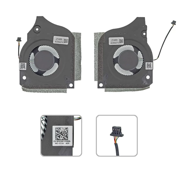 063NYM, 0FK2HP gyári új hűtés, ventilátor (5V) (párban)