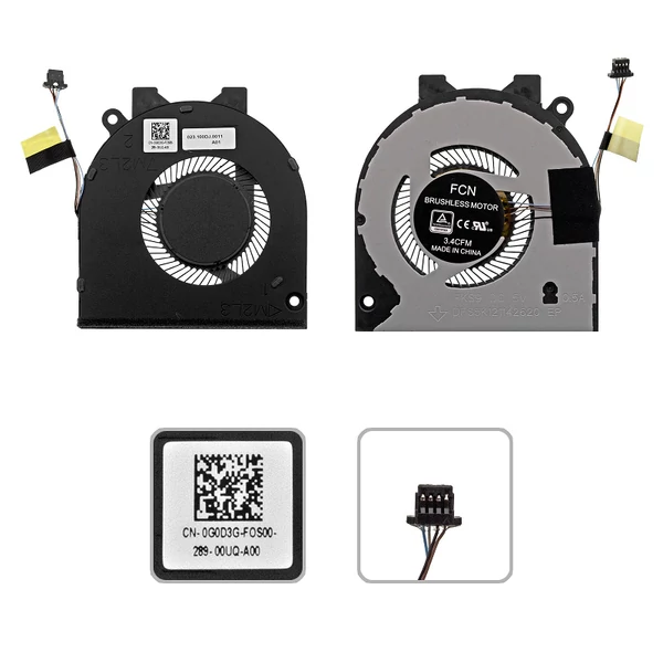 0G0D3G gyári új hűtés, ventilátor