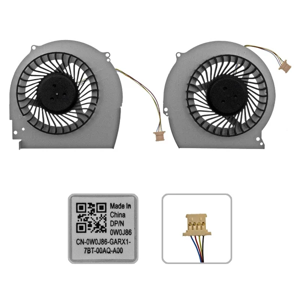 0NWW0W, 0147DX gyári új hűtés, ventilátor (párban) (5V)