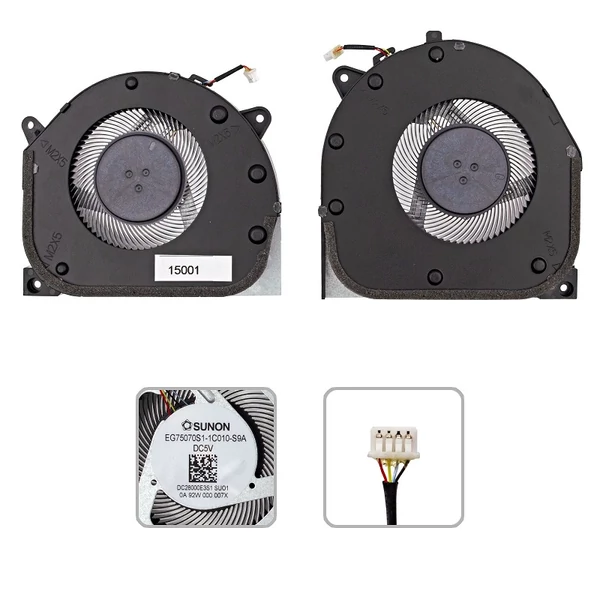 5F10V13896, 5F10V13908 gyári új hűtés, ventilátor (párban)