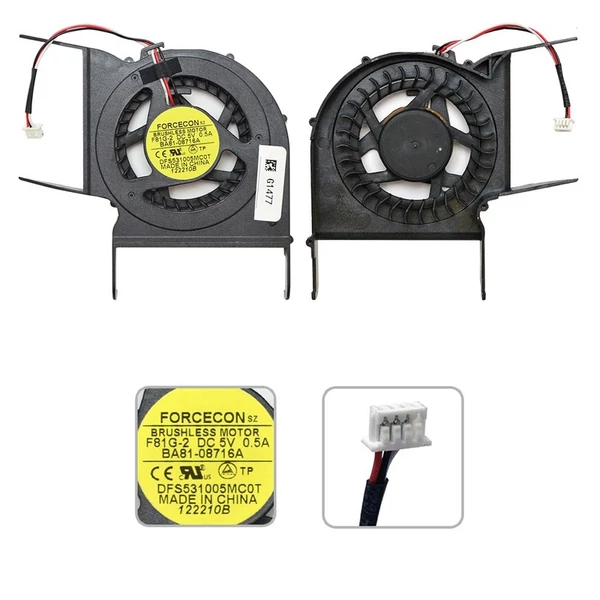 DFS531005MC0T F81G-2 gyári új  hűtés, ventilátor