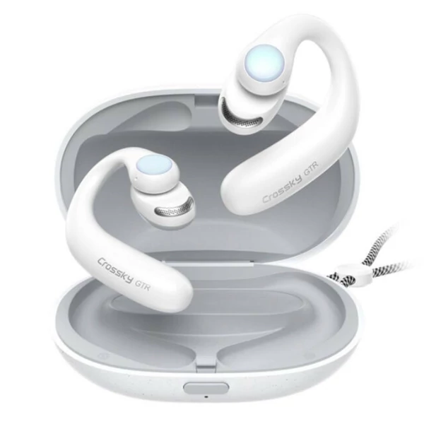 QCY T15 Crossky GTR Bluetooth fehér (white) vezeték nélküli bluetooth fülhallgató
