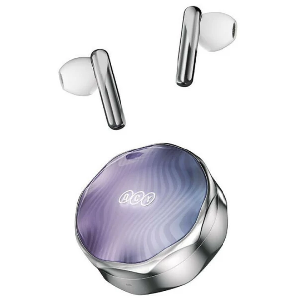 QCY T21 FairyBuds Bluetooth Streamer ezüst (silver) vezeték nélküli bluetooth fülhallgató