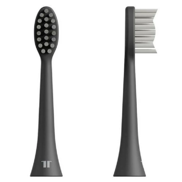Tesla TS200 Brush Heads 2x okos elektromos fogkefe fej 2db - fekete (black) (smart toothbrush heads 2x)