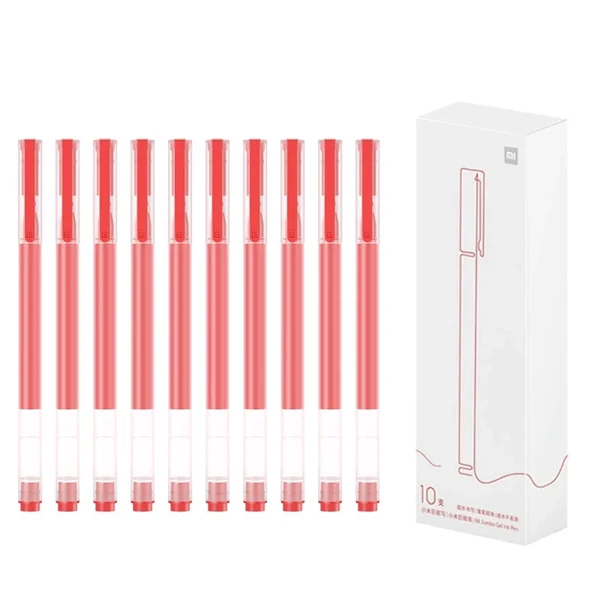 Xiaomi Mi High-Capacity Gel Pen Red (10-Pack) 10 db-os piros zseléstoll szett (BHR8863GL)