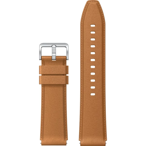 Xiaomi Watch S1 bőr okosóra pánt - barna (brown) (BHR5591GL)