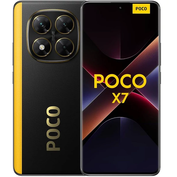 Xiaomi Poco X7 512GB 12GB 5G fekete (black) Dual Sim kártyafüggetlen okostelefon