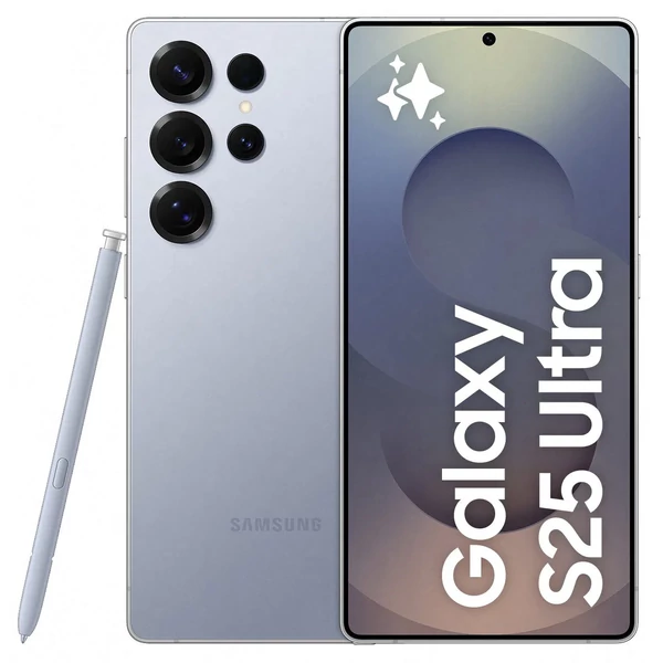 Samsung Galaxy S25 Ultra S938 5G Dual Sim 12GB RAM 1TB titán ezüst-kék (titanium silverblue) kártyafüggetlen okostelefon