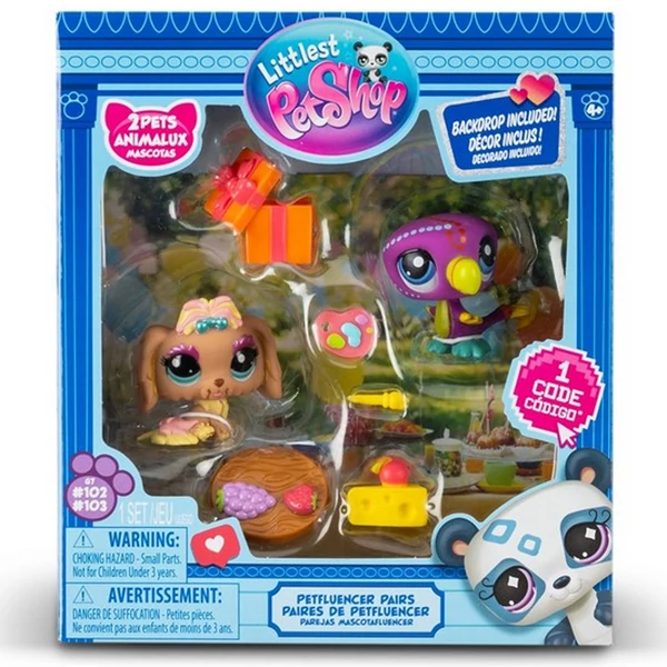 Littlest Pet Shop: Petfluencers - Garden Party figura csomag 2. Széria