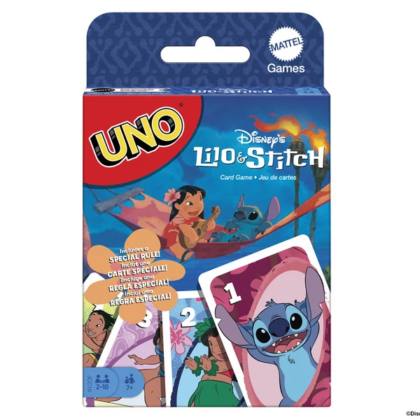 UNO: Disney Lilo és Stitch kártyajáték - Mattel