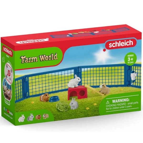 Schleich: Farm World - Otthon nyulaknak és tengerimalacoknak játékszett