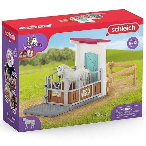 Schleich: Horse Club - Lóistálló játékszett (42569)