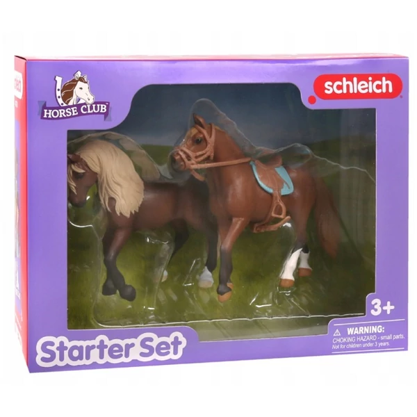 Schleich: Horse Club - Perui paso lovak kezdő játékszett (42738)