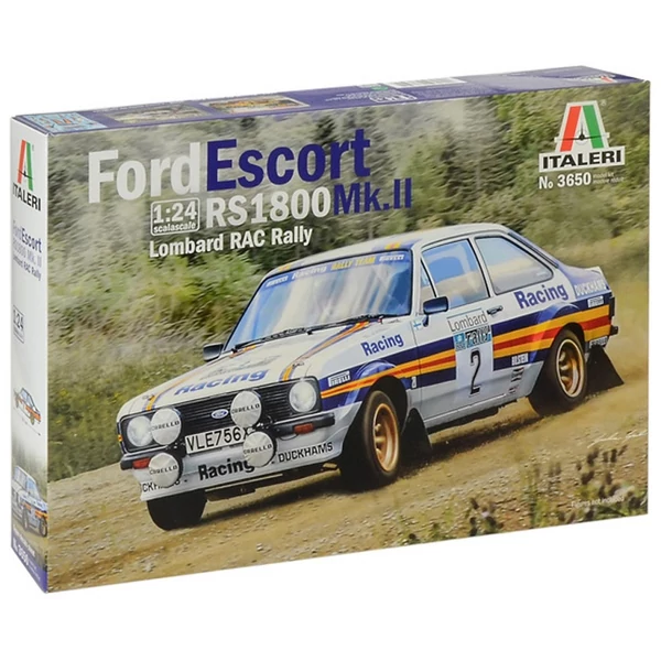 Italeri 1/24 Ford Escort RS1800 Mk.II Rally autómakett