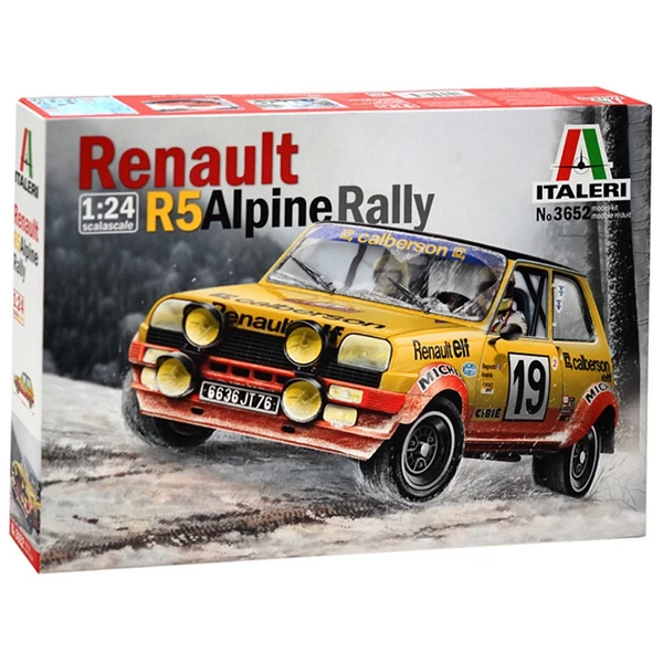 Italeri 1/24 Renault R5 Alpine Rally autómakett