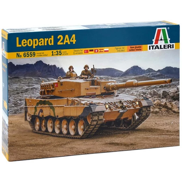 Italeri 1/35 Leopard 2A4 tank makett