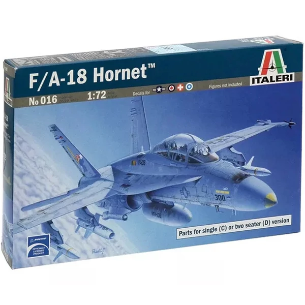 Italeri 1/72 F/A-18 Hornet vadászrepülőgép makett