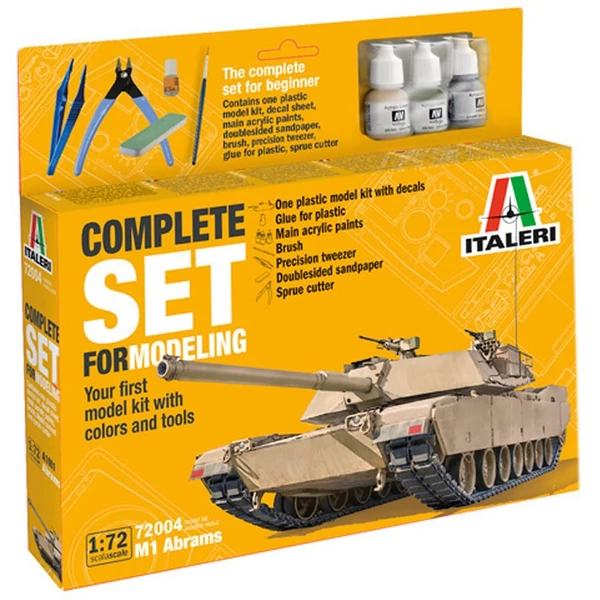 Italeri 1/72 M1 Abrams tank makett szett
