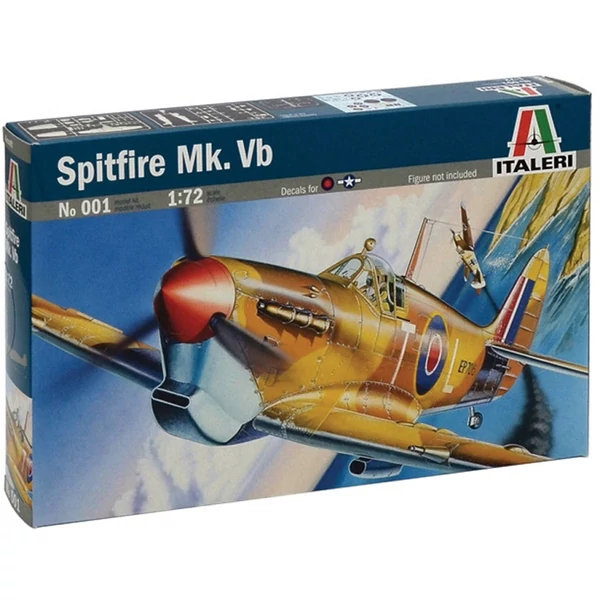 Italeri 1/72 Spitfire Mk. Vb vadászrepülőgép makett