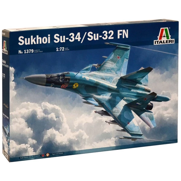Italeri 1/72 Sukhoi Su-34/Su-32 FN vadászbombázó repülőgép makett