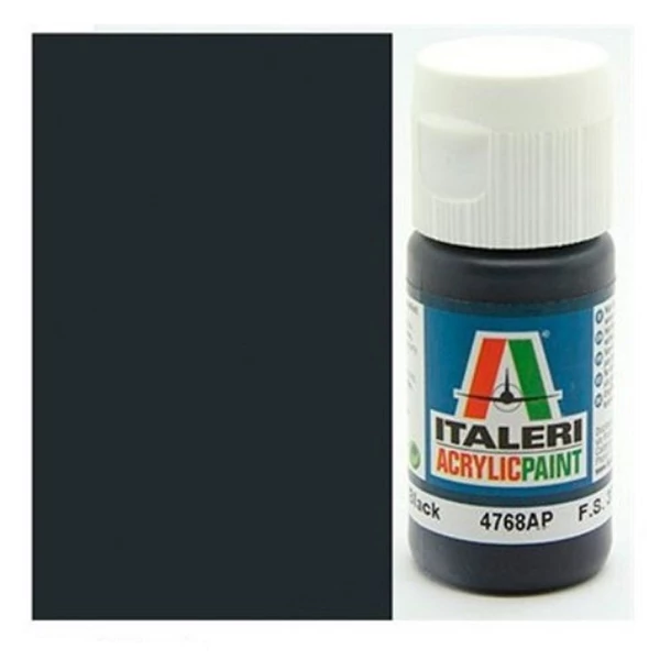 Italeri Flat Black (4768AP) - Matt fekete makett festék 20ml