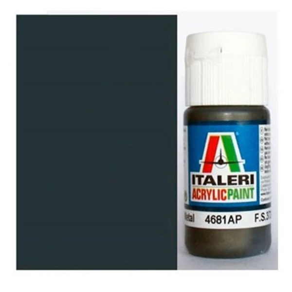 Italeri Flat Gun Metal (4681AP) - Matt fegyverfém makett festék 20ml