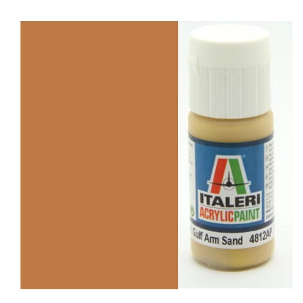 Italeri Flat US Army/Mar.Gulf Armor Sand (4812AP) - Matt US Army/Mar.Gulf páncélos sivatagi homok makett festék 20ml