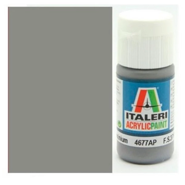 Italeri Metal Flat Aluminium (4677AP) - Metál matt ezüst makett festék 20ml