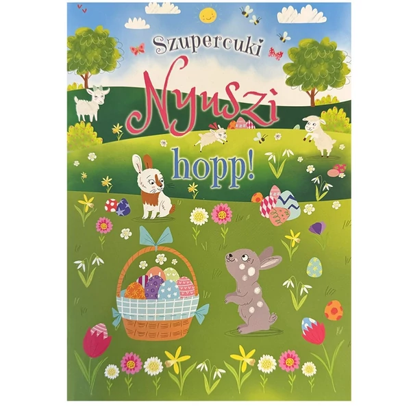 Szupercuki Nyuszi hopp! foglalkoztató könyv