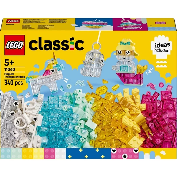 LEGO® Classic: Átlátszó bűvös kockák (11040)