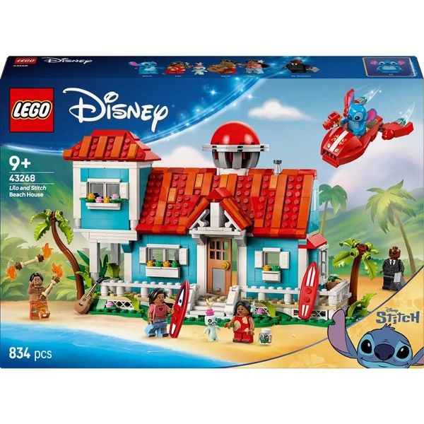LEGO® Disney: Lilo és Stitch tengerparti háza (43268)