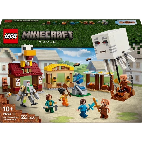 LEGO® Minecraft: A szellemléghajó és falutámadás (21273)