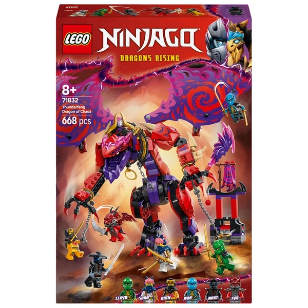 LEGO® Ninjago: Thunderfang, a káosz sárkánya (71832)