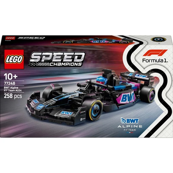 LEGO® Speed Champions: BWT Alpine F1® Team A524 versenyautó (77248)
