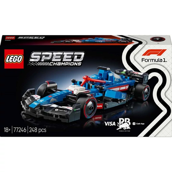 LEGO® Speed Champions: Visa Cash App RB VCARB 01 F1® versenyautó (77246)