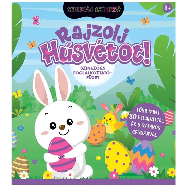 Ceruzás kifestő - Rajzolj húsvétot!