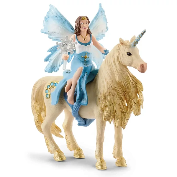 Schleich: Eyela arany unikornissal figura (42508)