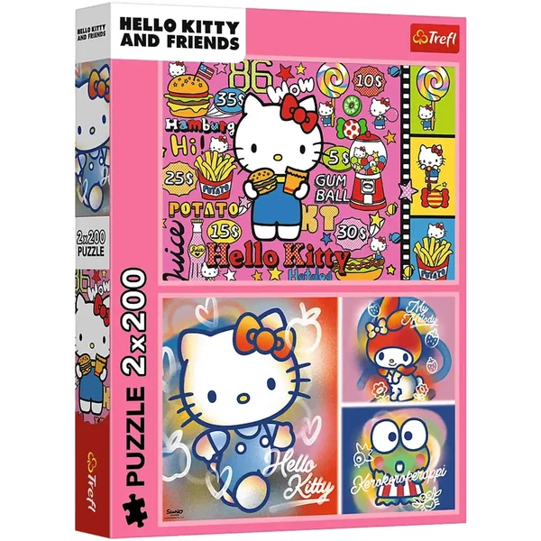 Hello Kitty és barátai 2x200-as puzzle - Trefl